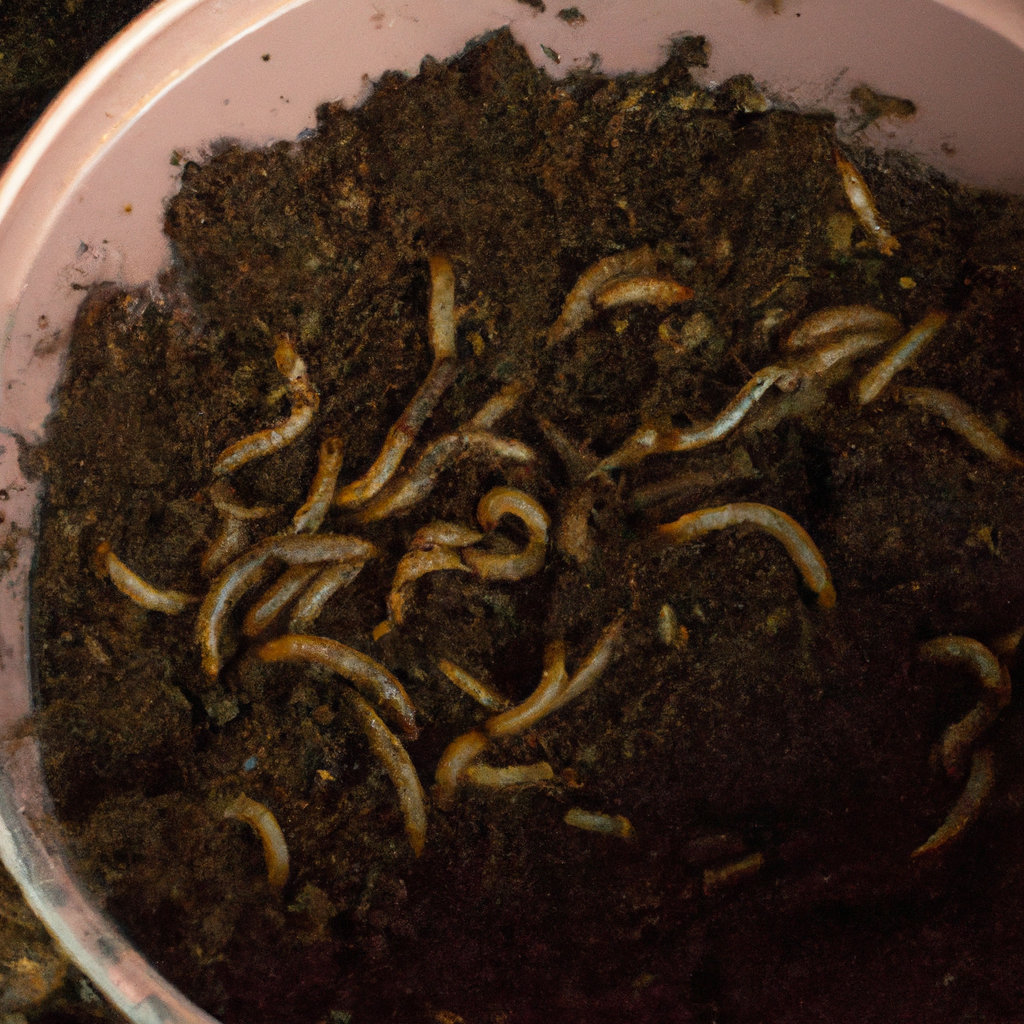 ¿Qué pasa si hay gusanos en el compost?
